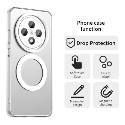 MagSafe-etui til Oppo Reno12 FS 5G / Reno12 FS 4G / Reno12 F 4G / Reno12 F, Techsuit, CandyCase, Hvid