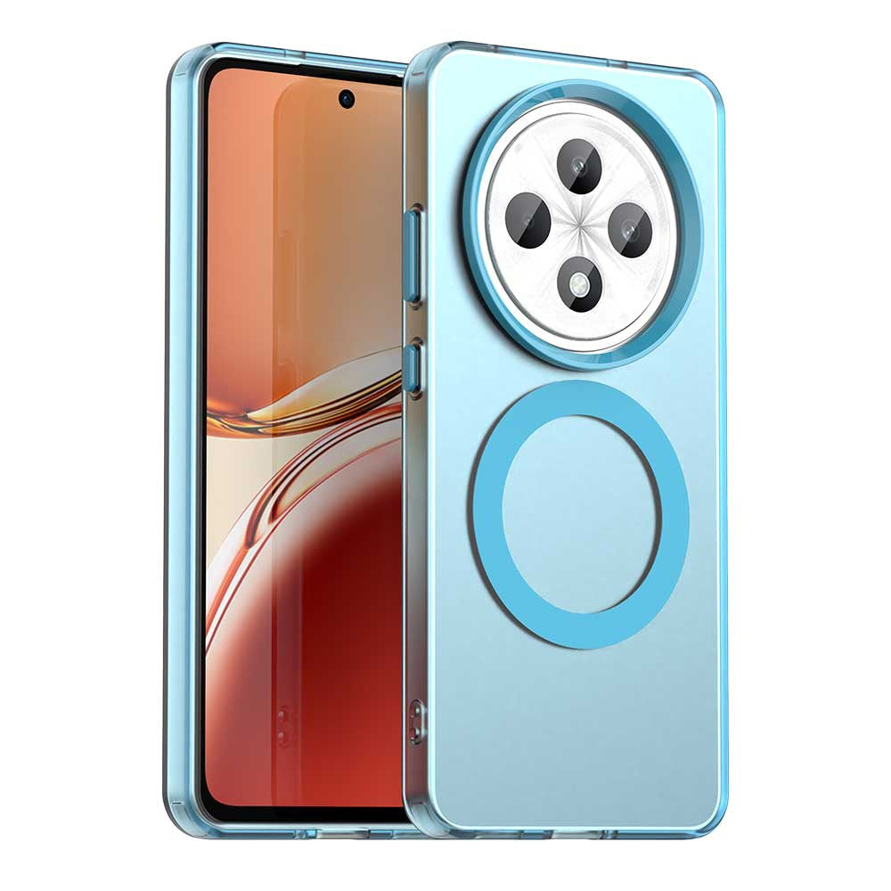 MagSafe-etui til Oppo Reno12 FS 5G / Reno12 FS 4G / Reno12 F 4G / Reno12 F, Techsuit, CandyCase, Blå
