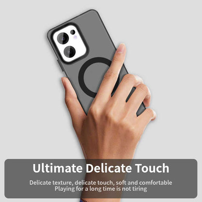 MagSafe-etui til Oppo Reno13 FS 5G / Reno13 F 4G / Reno13 F, Techsuit, CandyCase, Sort