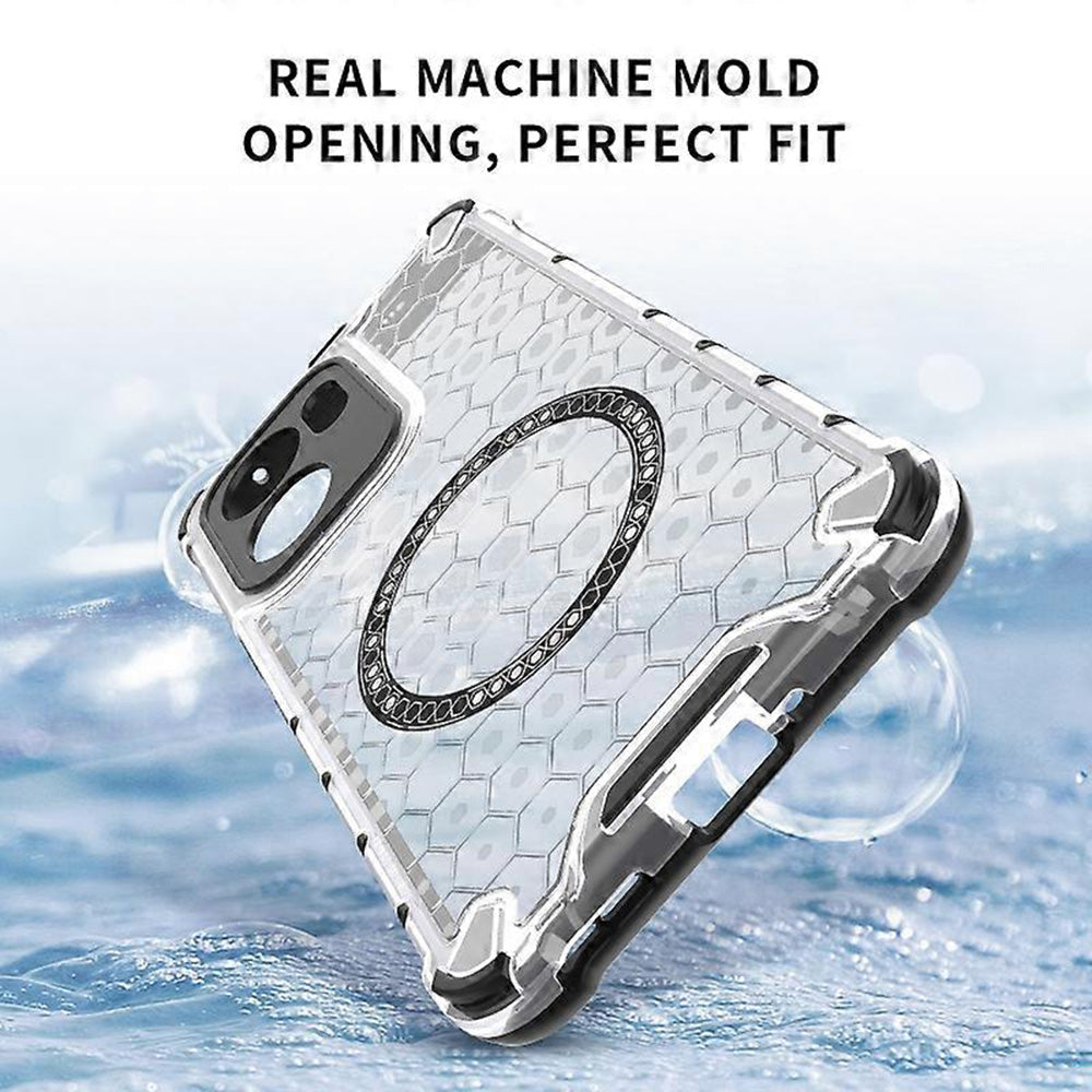 MagSafe-etui til Oppo Reno13 FS 5G / Reno13 F 4G / Reno13 F, Techsuit, HoneyComb Shield, Sort