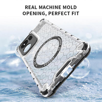 MagSafe-etui til Oppo Reno13 FS 5G / Reno13 F 4G / Reno13 F, Techsuit, HoneyComb Shield, Sort