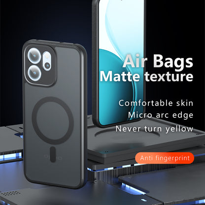 MagSafe-etui til Oppo Reno14 FS 5G / Reno14 F, Techsuit, PureFrost, Satin Sort
