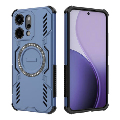 MagSafe-etui til Oppo Reno14 Pro, Techsuit, ArmorMag, Blå
