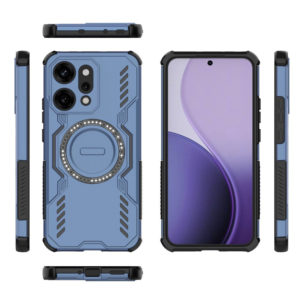 MagSafe-etui til Oppo Reno14 Pro, Techsuit, ArmorMag, Blå