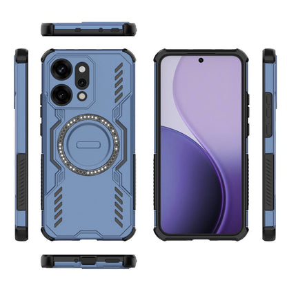 MagSafe-etui til Oppo Reno14 Pro, Techsuit, ArmorMag, Blå
