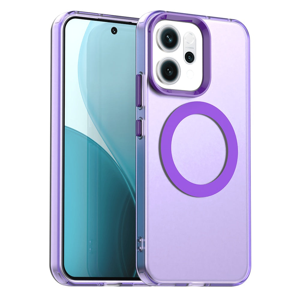 MagSafe Case for Oppo Reno14, Techsuit, CandyCase, Purple