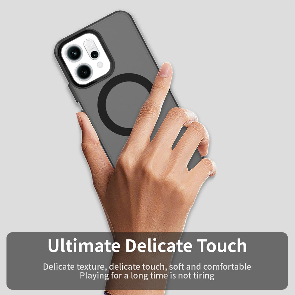 MagSafe cover til Oppo Reno14, Techsuit, CandyCase, Sort