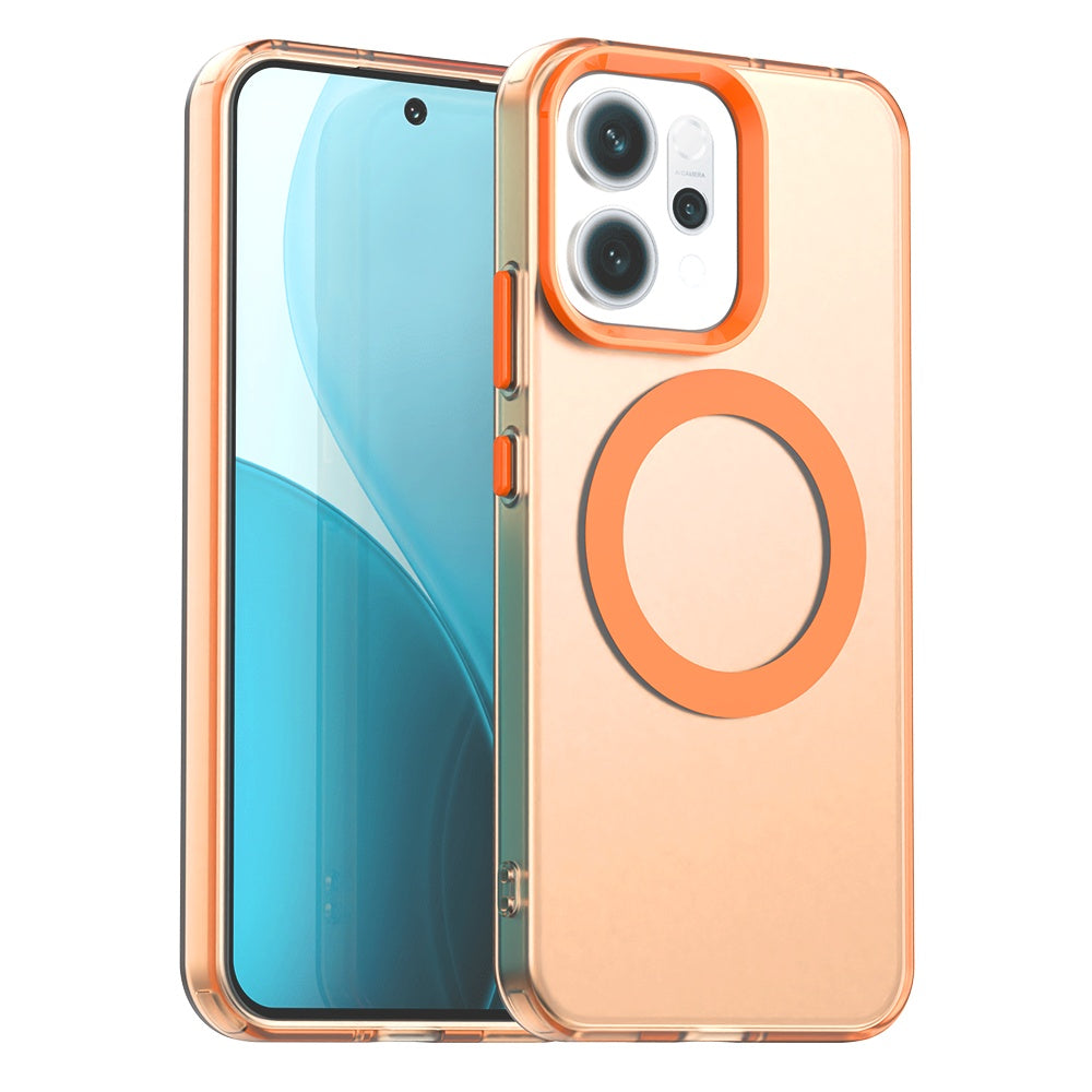 MagSafe cover til Oppo Reno14, Techsuit, CandyCase, Orange