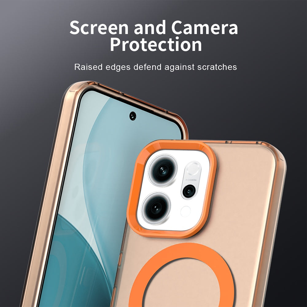 MagSafe cover til Oppo Reno14, Techsuit, CandyCase, Orange