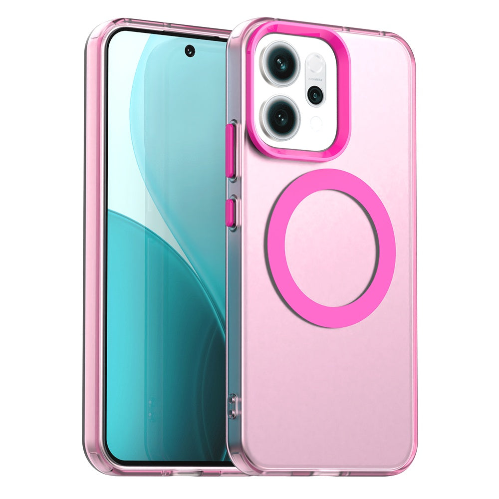 MagSafe cover til Oppo Reno14, Techsuit, CandyCase, Pink