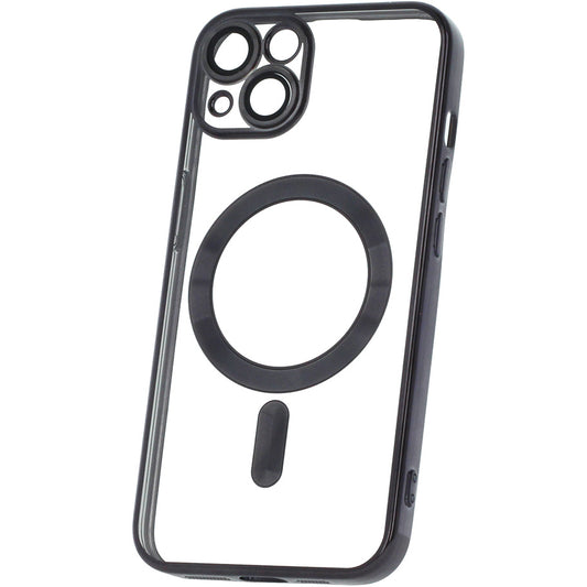 MagSafe-cover til Samsung Galaxy A26 A266, OEM, Color Chrome Mag, Sort