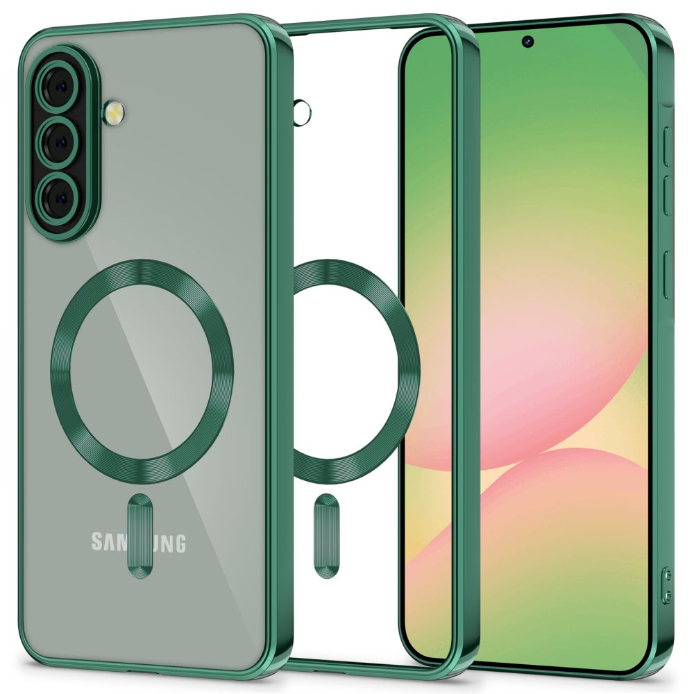 MagSafe cover til Samsung Galaxy A56 A566, Tech-Protect, Magflex, Grøn