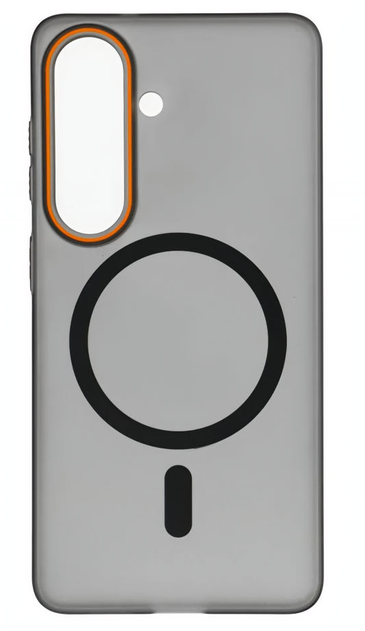 MagSafe-etui til Samsung Galaxy S26 S942, OEM, Go Orange, Sort