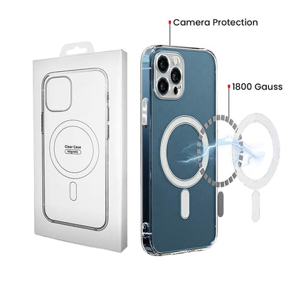 MagSafe-cover til Samsung Galaxy S26 S942, OEM, 1800 Gauss, Transparent