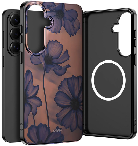MagSafe cover til Samsung Galaxy S26 S942, Tech-Protect, Lamano Velvet Night, Sort