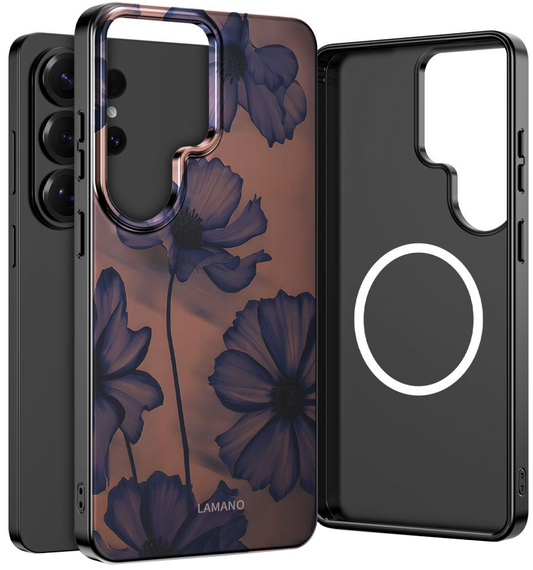 MagSafe cover til Samsung Galaxy S26 Ultra S948, Tech-Protect, Lamano Velvet Night, Sort