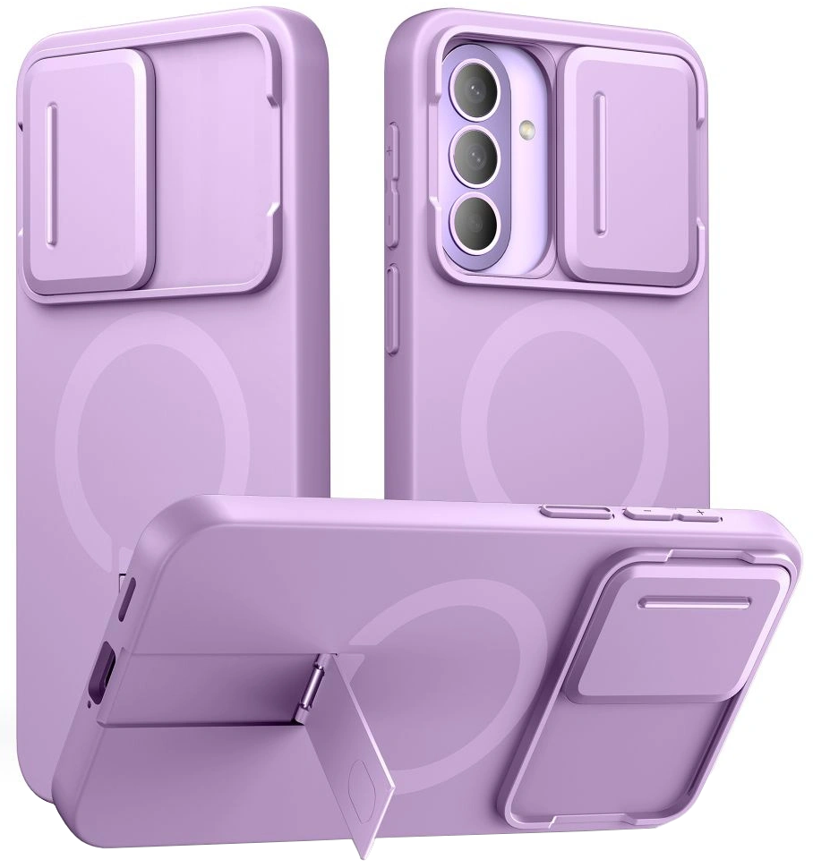 MagSafe-etui til Samsung Galaxy A57 5G, Tech-Protect, Kevlar Aura, Violet