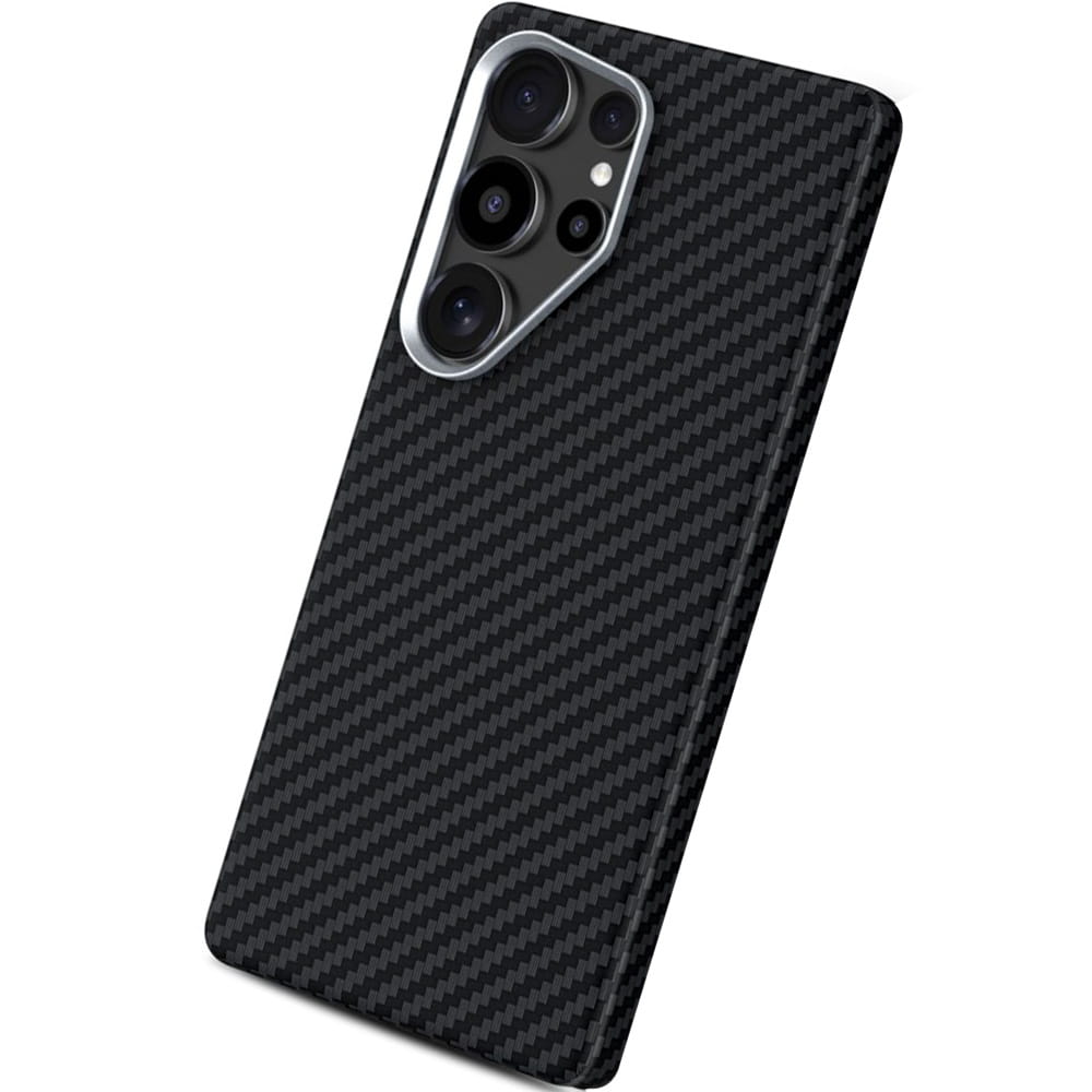 MagSafe cover til Samsung Galaxy S25 Ultra S938, Tech-Protect, Ion Carbon, Sort