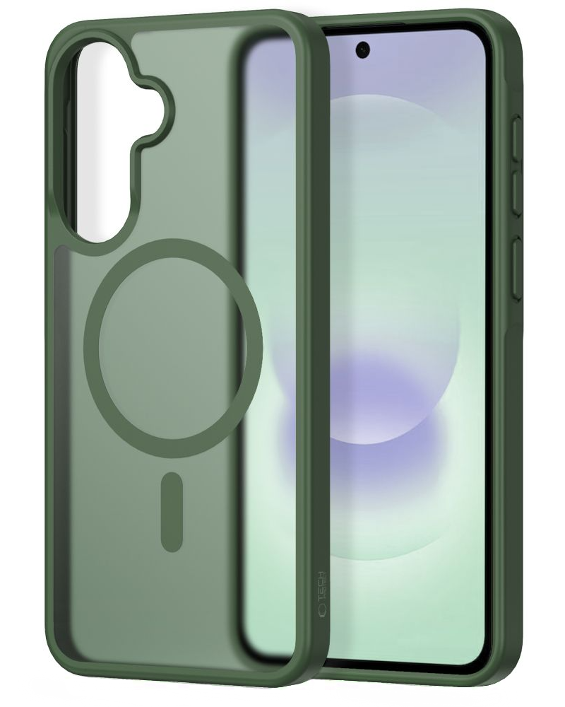 MagSafe-cover til Samsung Galaxy A37 5G / A56 A566 / A36 A366, Tech-Protect, Magmat, Mat Grøn