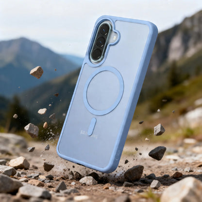 MagSafe-cover til Samsung Galaxy A57 5G, Tech-Protect, Magmat, Mat Blå