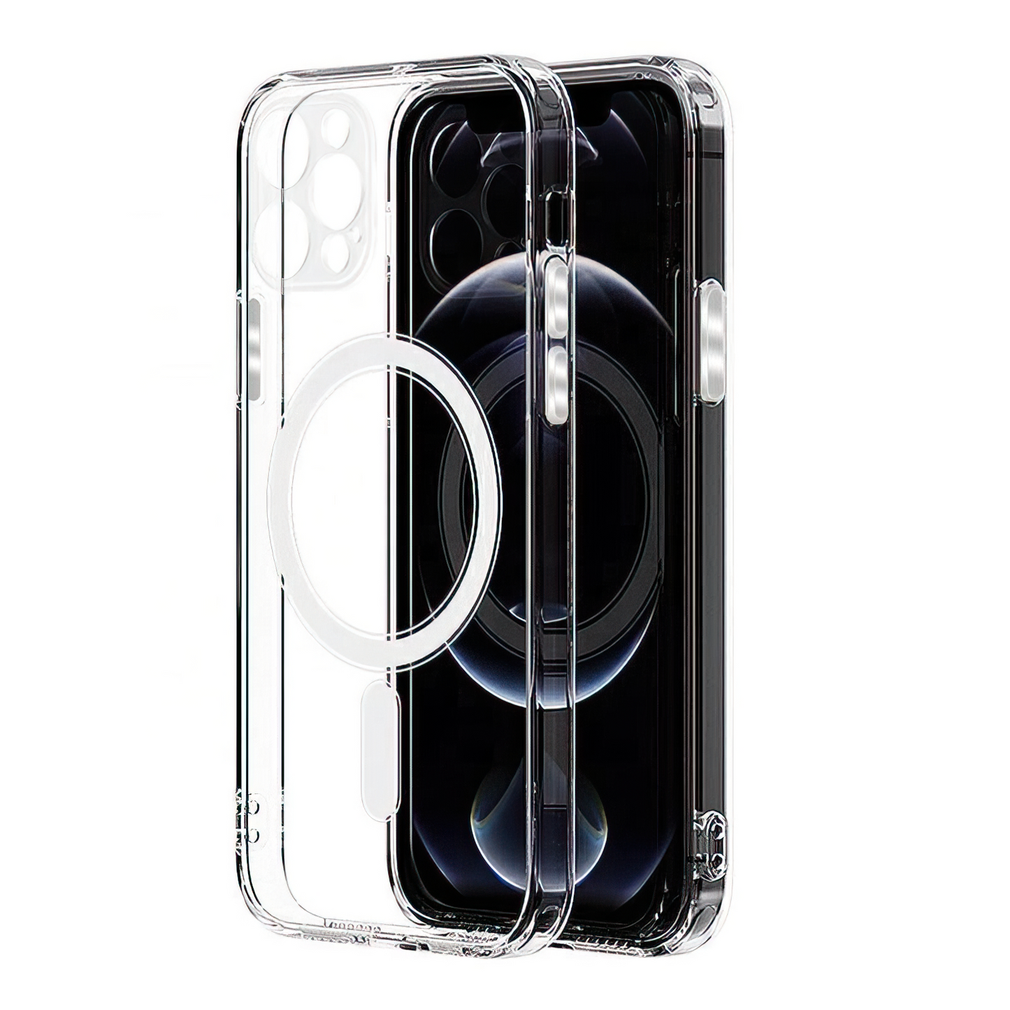 MagSafe-etui til Samsung Galaxy A57 5G, OEM, 1800 Gauss, Transparent