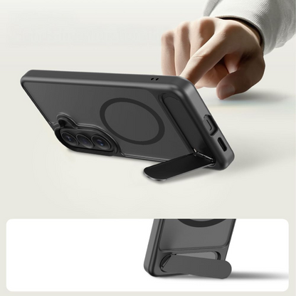 MagSafe cover til Samsung Galaxy S26 S942, Tech-Protect, Magrack, Mat Sort
