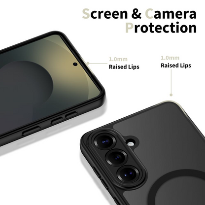 MagSafe cover til Samsung Galaxy S26 S942, Tech-Protect, BasicMag, Mat Sort