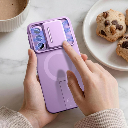 MagSafe-etui til Samsung Galaxy A57 5G, Tech-Protect, Kevlar Aura, Violet