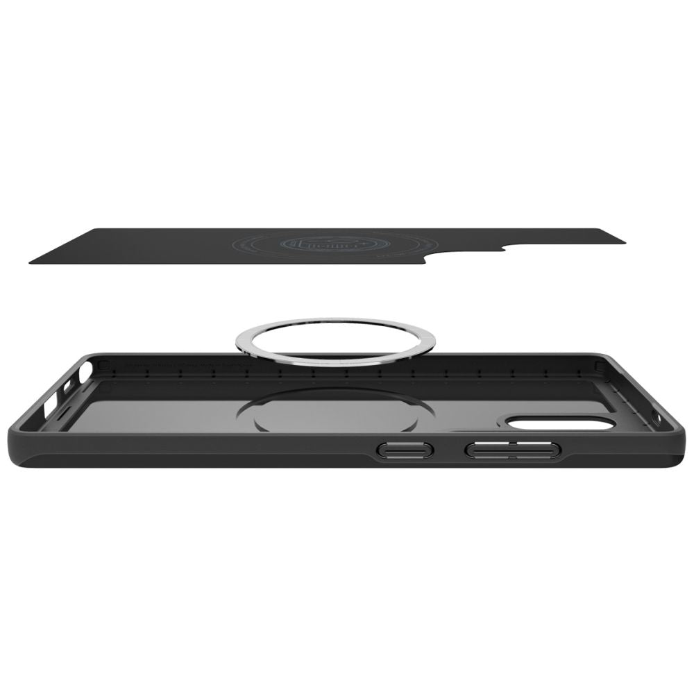 MagSafe-etui til Samsung Galaxy S25 Ultra S938, Spigen, Thin Fit, Sort ACS08946