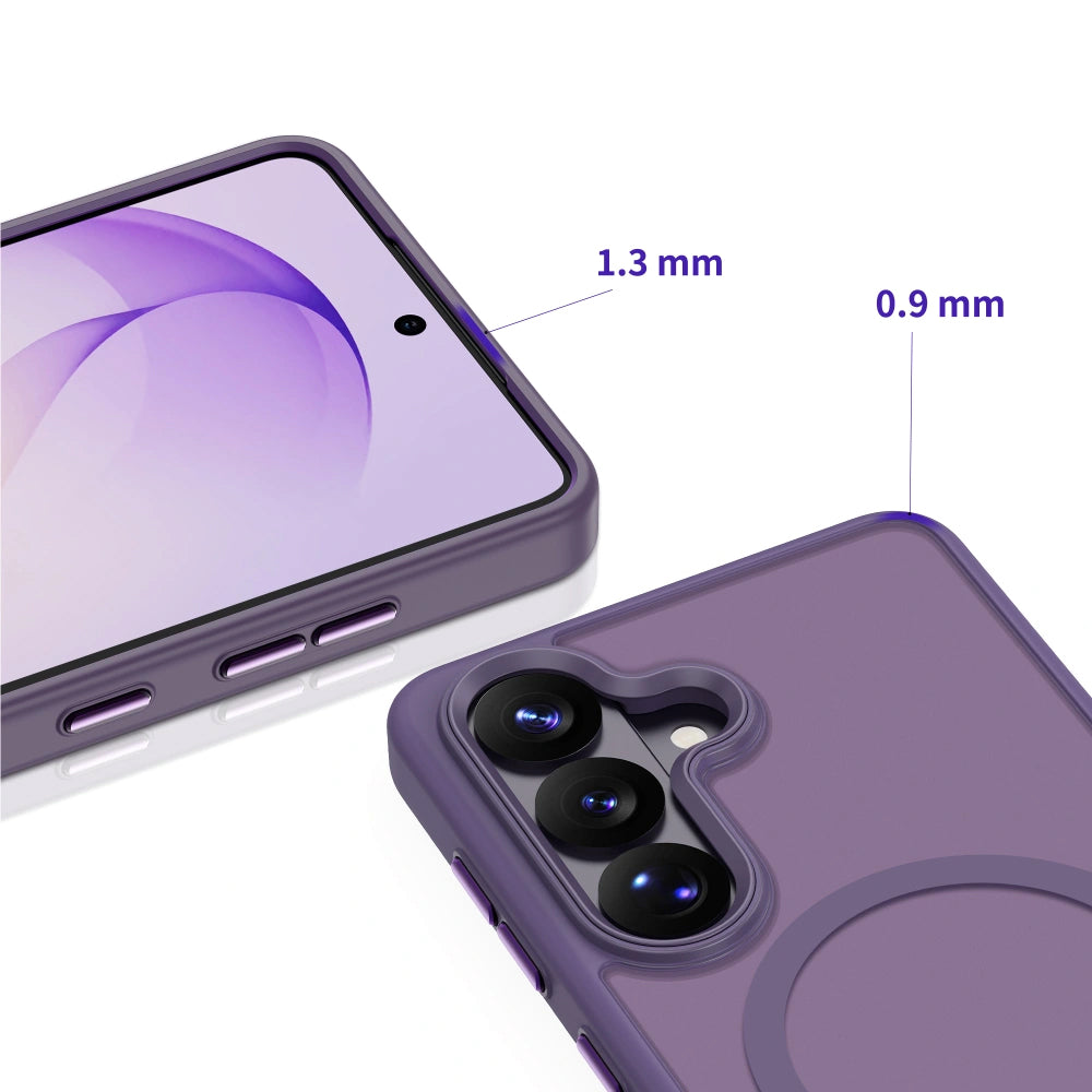MagSafe-etui til Samsung Galaxy S26 S942, Tech-Protect, Magmat, Mat lilla