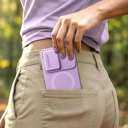 MagSafe-etui til Samsung Galaxy A57 5G, Tech-Protect, Kevlar Aura, Violet