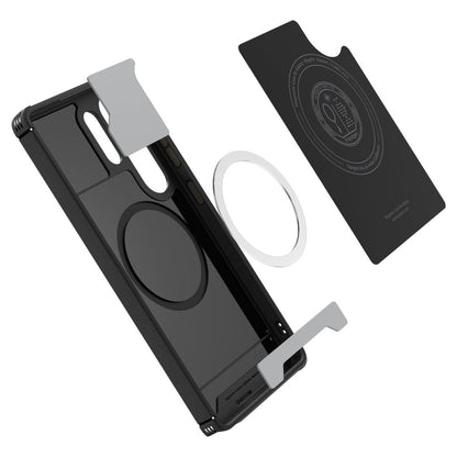 MagSafe cover til Samsung Galaxy S25 Ultra S938, Spigen, Mag Armor, Sort ACS08913