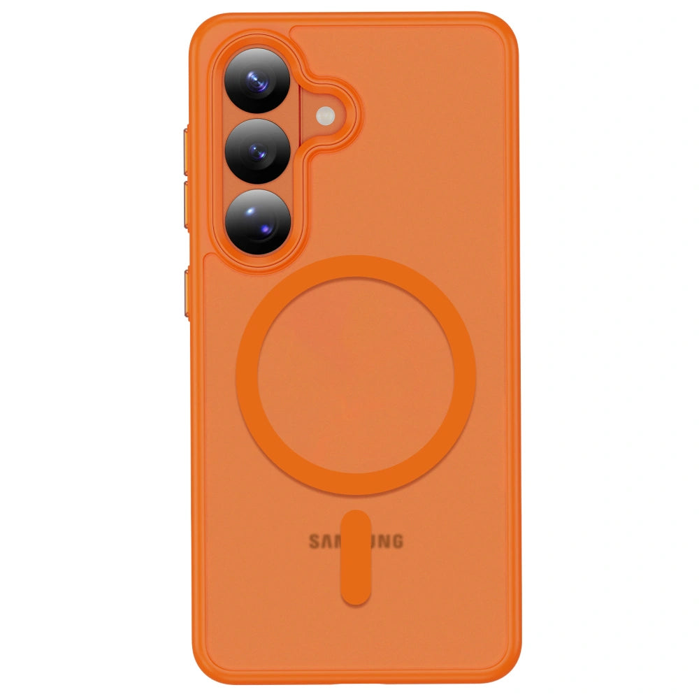 MagSafe-etui til Samsung Galaxy S26 Ultra S948, Tech-Protect, Magmat, Mat Orange