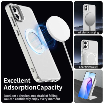 MagSafe-etui til Samsung Galaxy A05 A055, Techsuit, CandyCase, Hvid