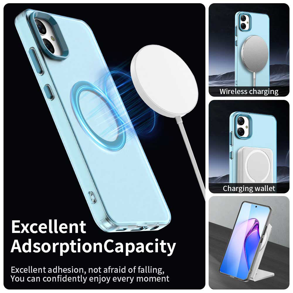 MagSafe-etui til Samsung Galaxy A05 A055, Techsuit, CandyCase, Blå