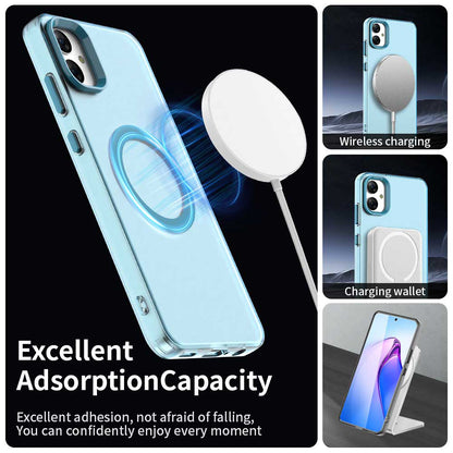 MagSafe-etui til Samsung Galaxy A05 A055, Techsuit, CandyCase, Blå