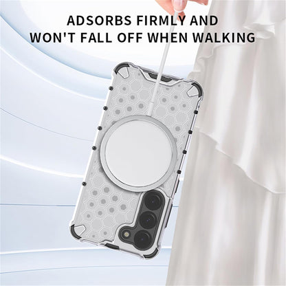 MagSafe-etui til Samsung Galaxy A05 A055, Techsuit, HoneyComb Shield, Sort