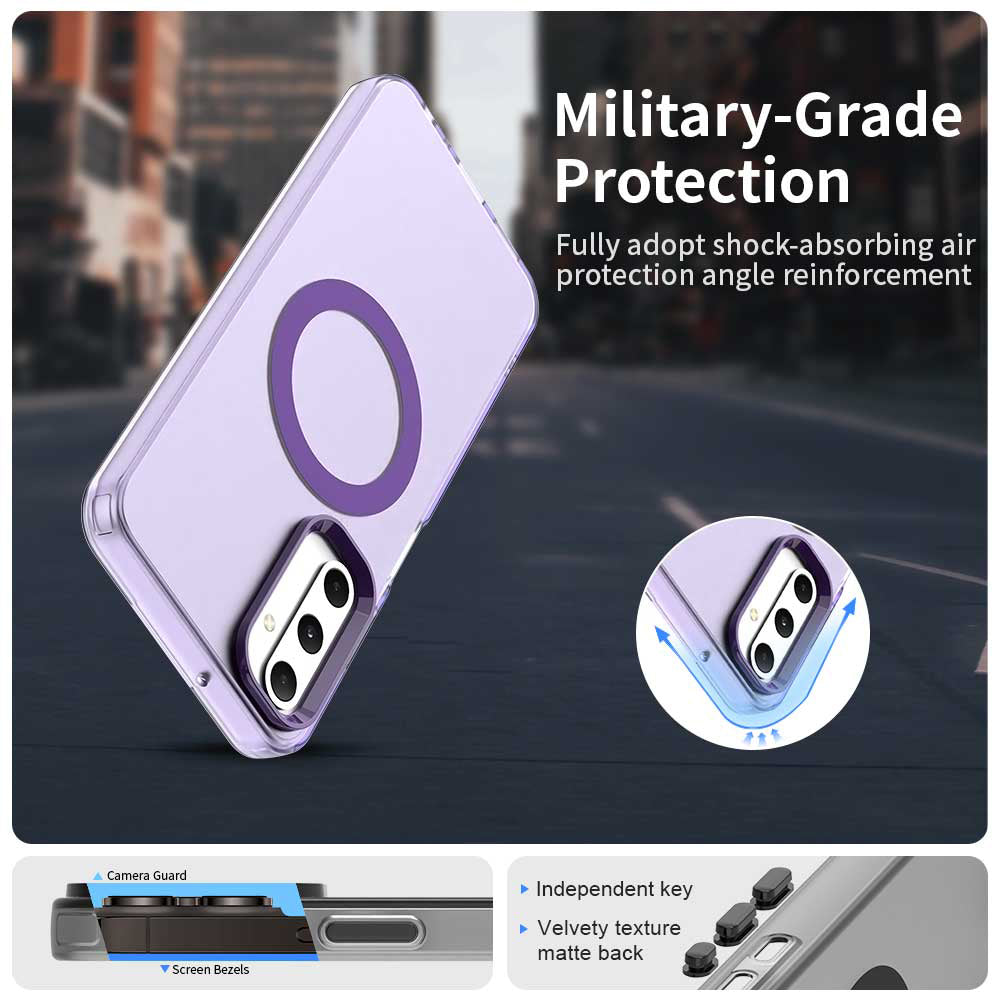 MagSafe-etui til Samsung Galaxy A05s A057, Techsuit, CandyCase, Lilla