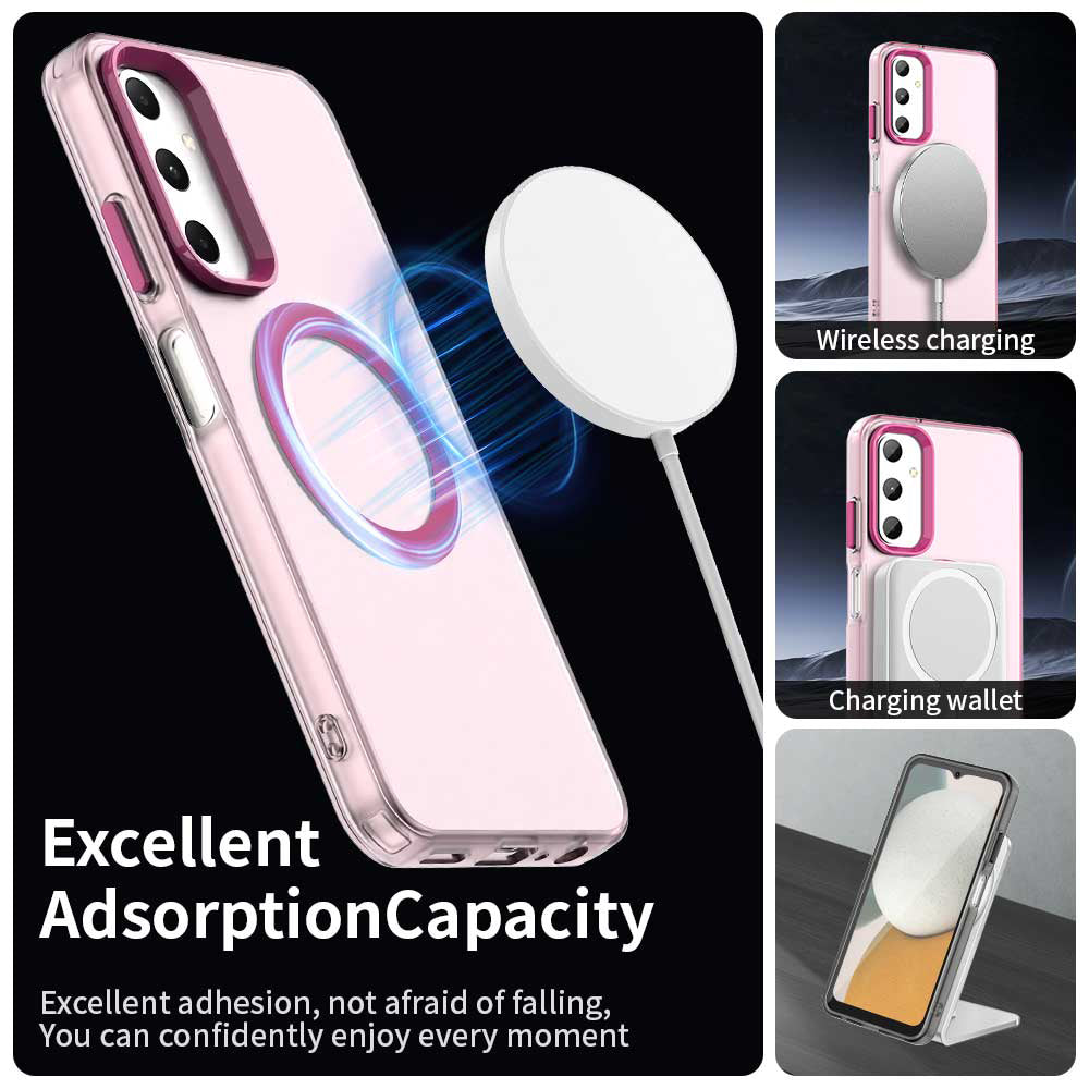 MagSafe-etui til Samsung Galaxy A05s A057, Techsuit, CandyCase, Lyserød