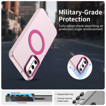 MagSafe-etui til Samsung Galaxy A05s A057, Techsuit, CandyCase, Lyserød
