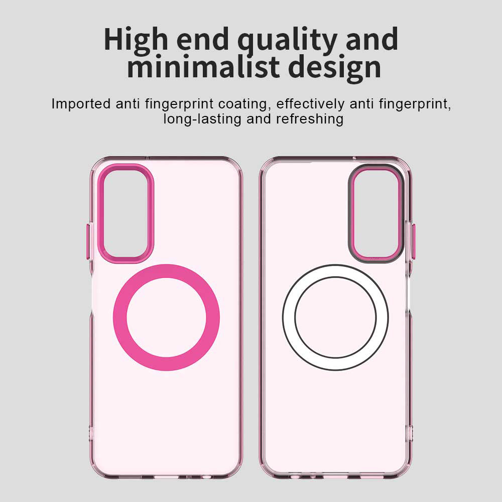 MagSafe-etui til Samsung Galaxy A05s A057, Techsuit, CandyCase, Lyserød