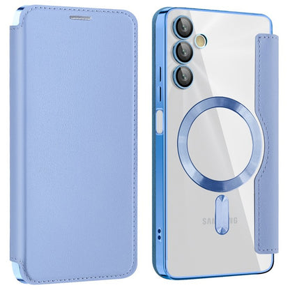 MagSafe-etui til Samsung Galaxy A05s A057, Techsuit, SmartMag Book, Blå