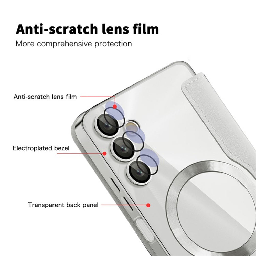 MagSafe-etui til Samsung Galaxy A05s A057, Techsuit, SmartMag Book, Grå