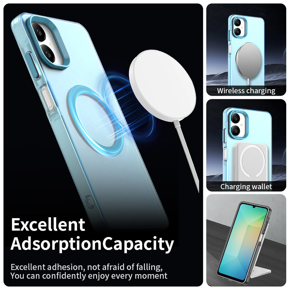 MagSafe-etui til Samsung Galaxy A06 A065, Techsuit, CandyCase, Blå