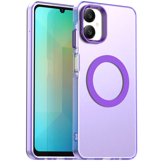 MagSafe-etui til Samsung Galaxy A06 A065, Techsuit, CandyCase, Lilla
