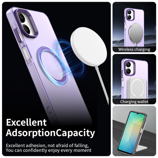 MagSafe-etui til Samsung Galaxy A06 A065, Techsuit, CandyCase, Lilla