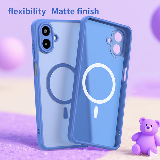 MagSafe cover til Samsung Galaxy A07 4G A075, Techsuit, HaloFrost II, Blå