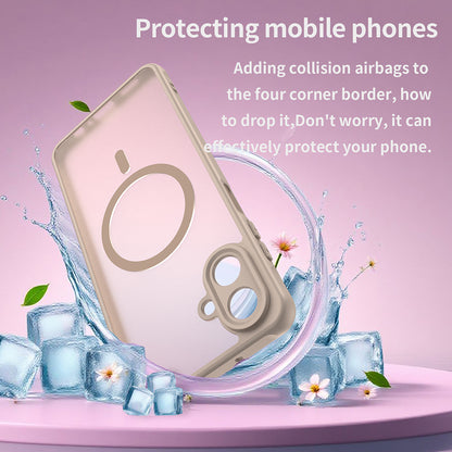 MagSafe Case for Samsung Galaxy A07 4G A075, Techsuit, HaloFrost II, Gold