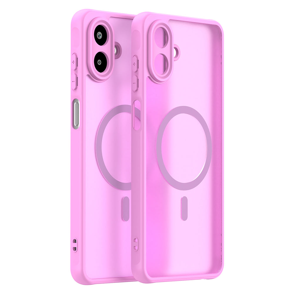 MagSafe cover til Samsung Galaxy A07 4G A075, Techsuit, HaloFrost II, Pink