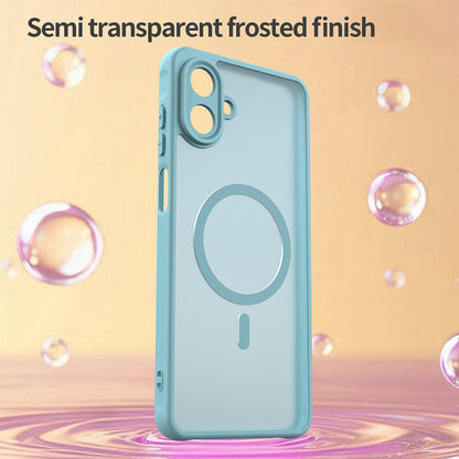 MagSafe Case for Samsung Galaxy A07 4G A075, Techsuit, HaloFrost II, Light Green